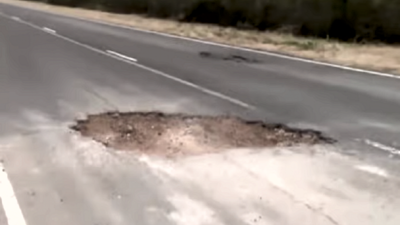 Gualeguaychú: advierten sobre el riesgo que representa el estado deplorable de la ruta 51