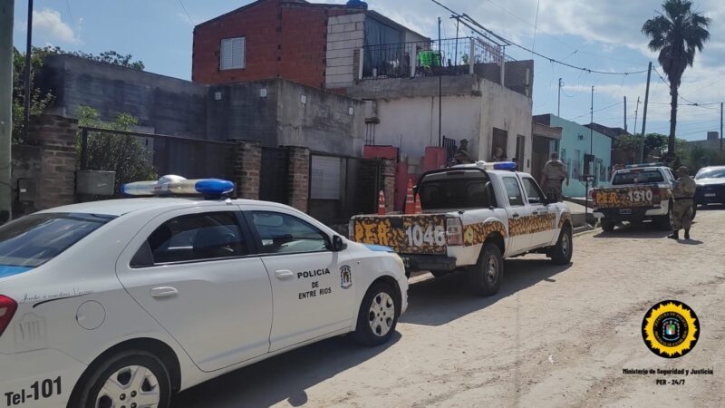 VÍCTORIA – EN LA TARDE DE ESTE LUNES SE CONCRETARON DOS ALLANAMIENTOS POR UN HECHO DE ABIGEATO – SECUESTRARON CARNE VACUNA, y DOS PERSONAS QUEDARON SUPEDITADAS A LA CASA JUDICIAL