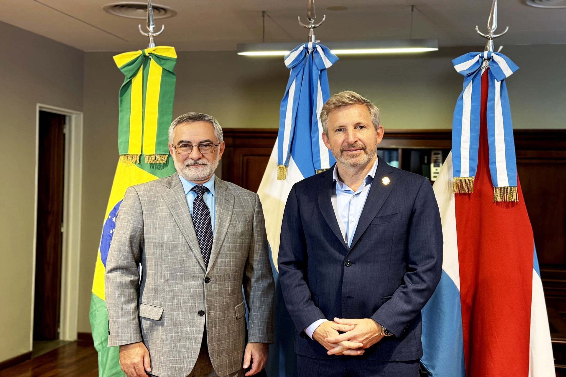 Frigerio trabaja en intensificar las relaciones comerciales con Brasil