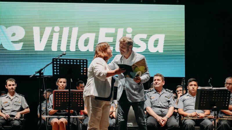 Frigerio participó de la celebración de 134° aniversario de Villa Elisa