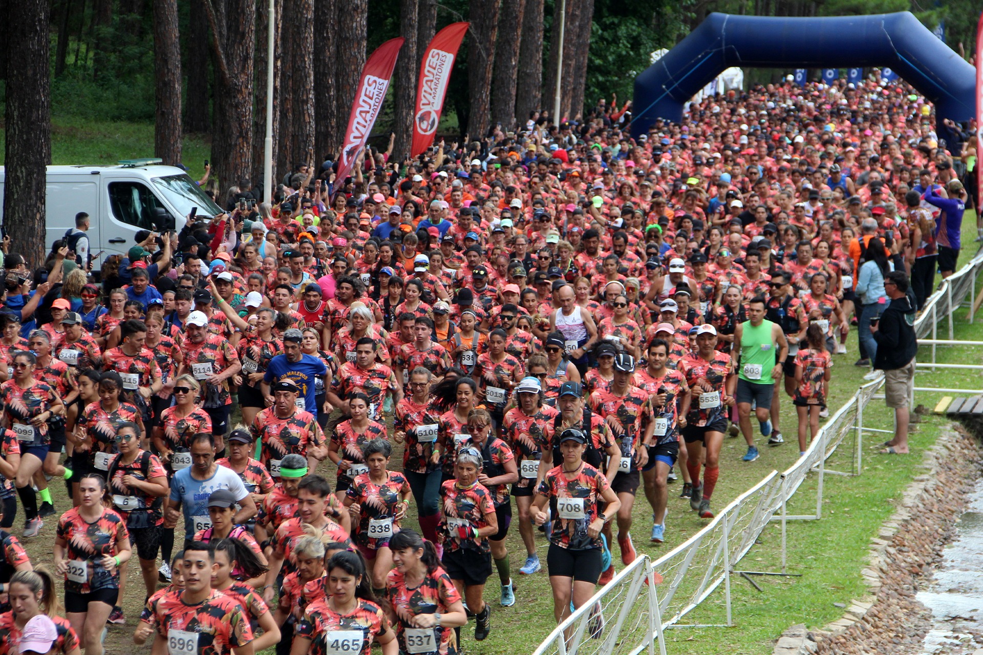 El Perilago de Salto Grande fue escenario de un evento deportivo internacional este fin de semana