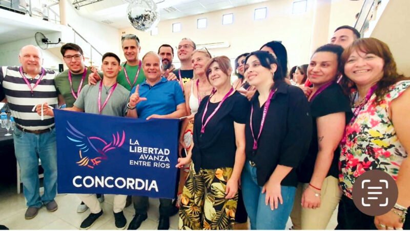 El equipo de Cabrera, Vidoni y Retamar se destaca en el Congreso Provincial de La Libertad Avanza