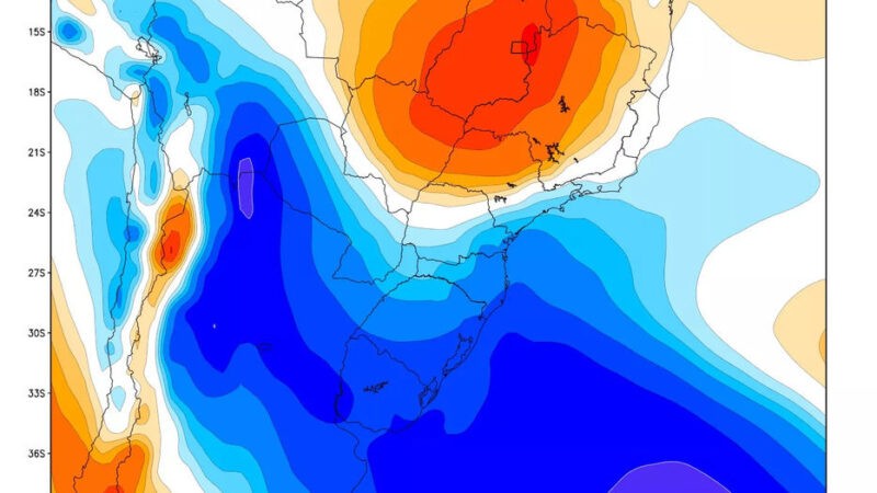 El observatorio brasileño explicó qué hay detrás del fenómeno meteorológico que provocará descenso de temperaturas.