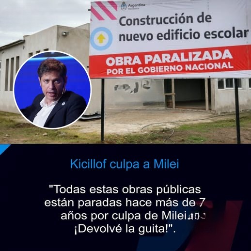 🔥 Kicillof apuntó contra Milei por las obras públicas paralizadas
El gobernador bonaerense volvió a cuestionar al Gobierno nacional por la situación de las obras públicas y lanzó un fuerte reclamo: “¡Devolvé la guita!”. Además, aseguró que hay obras frenadas desde hace años y responsabilizó a Milei por la situación. 🏗️🇦🇷
El cruce reaviva la discusión sobre la obra pública, los fondos nacionales y las responsabilidades de cada gobierno. ¿Quién tiene razón? ¿Qué opinás de esta pelea política? 👇
#Kicillof #Milei #Argentina #PolíticaArgentina #Noticias